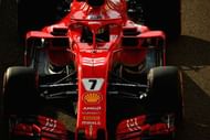 Raikkonen assisted teammate Sebastian Vettel to lock out the second row